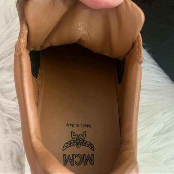 MCM Cognac shoes with box - Picture 5 of 11